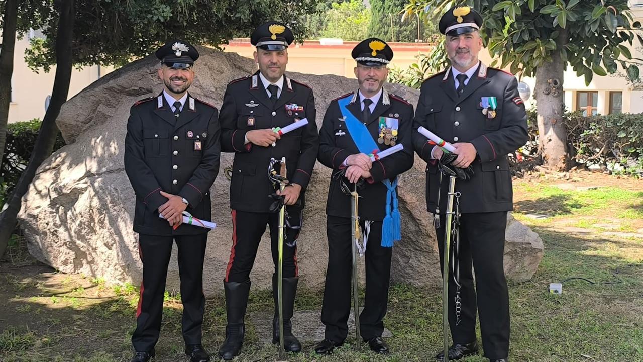 Evitarono una strage a Ozieri, quattro carabinieri ricevono l’encomio solenne
