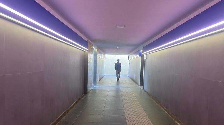 Il sottopasso della stazione di Certaldo