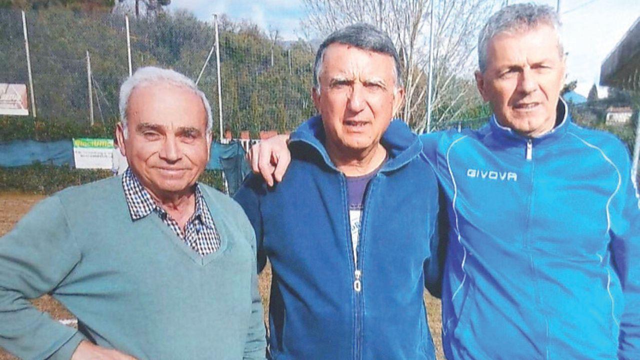 
	Auro Morgantini (a sinistra) con Paolo Bartolini e Antonio Fubiani

