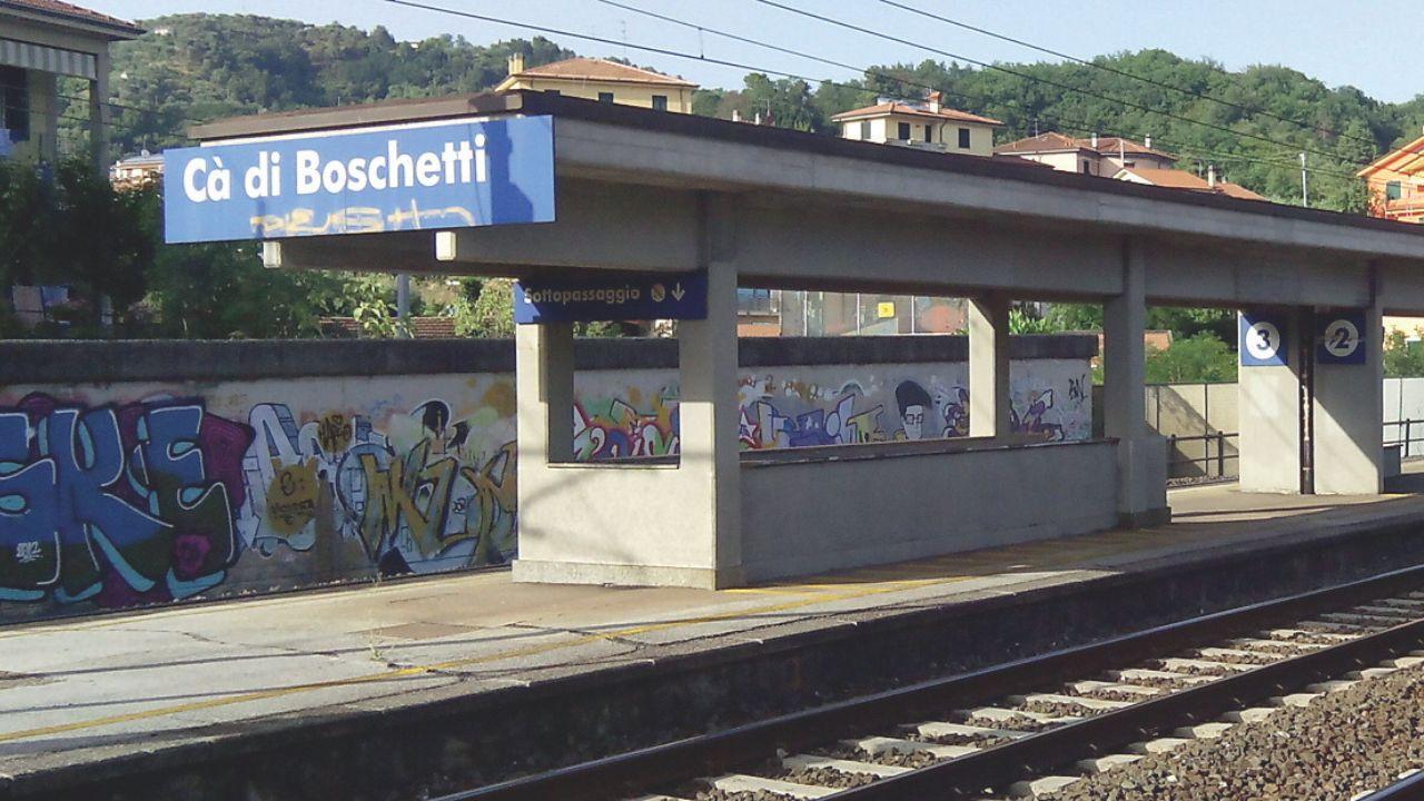 La stazione di Cà di Boschetti a La Spezia