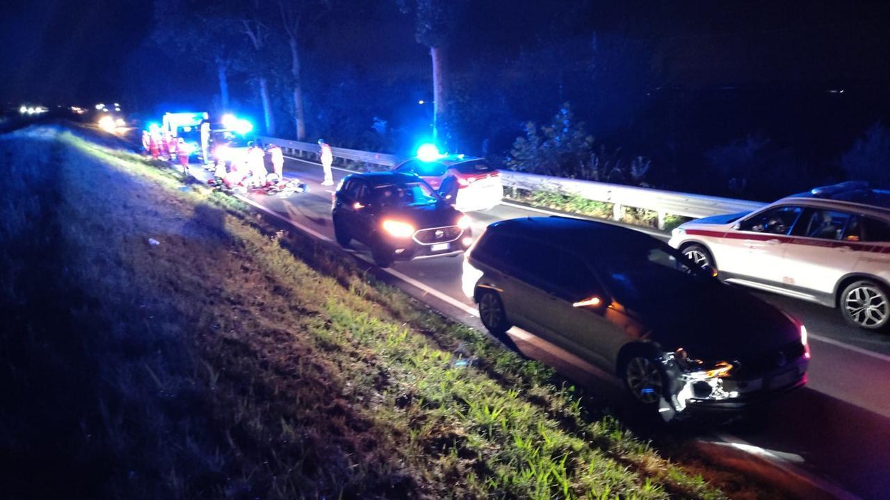 
	L'incidente (foto Gazzetta di Reggio)

