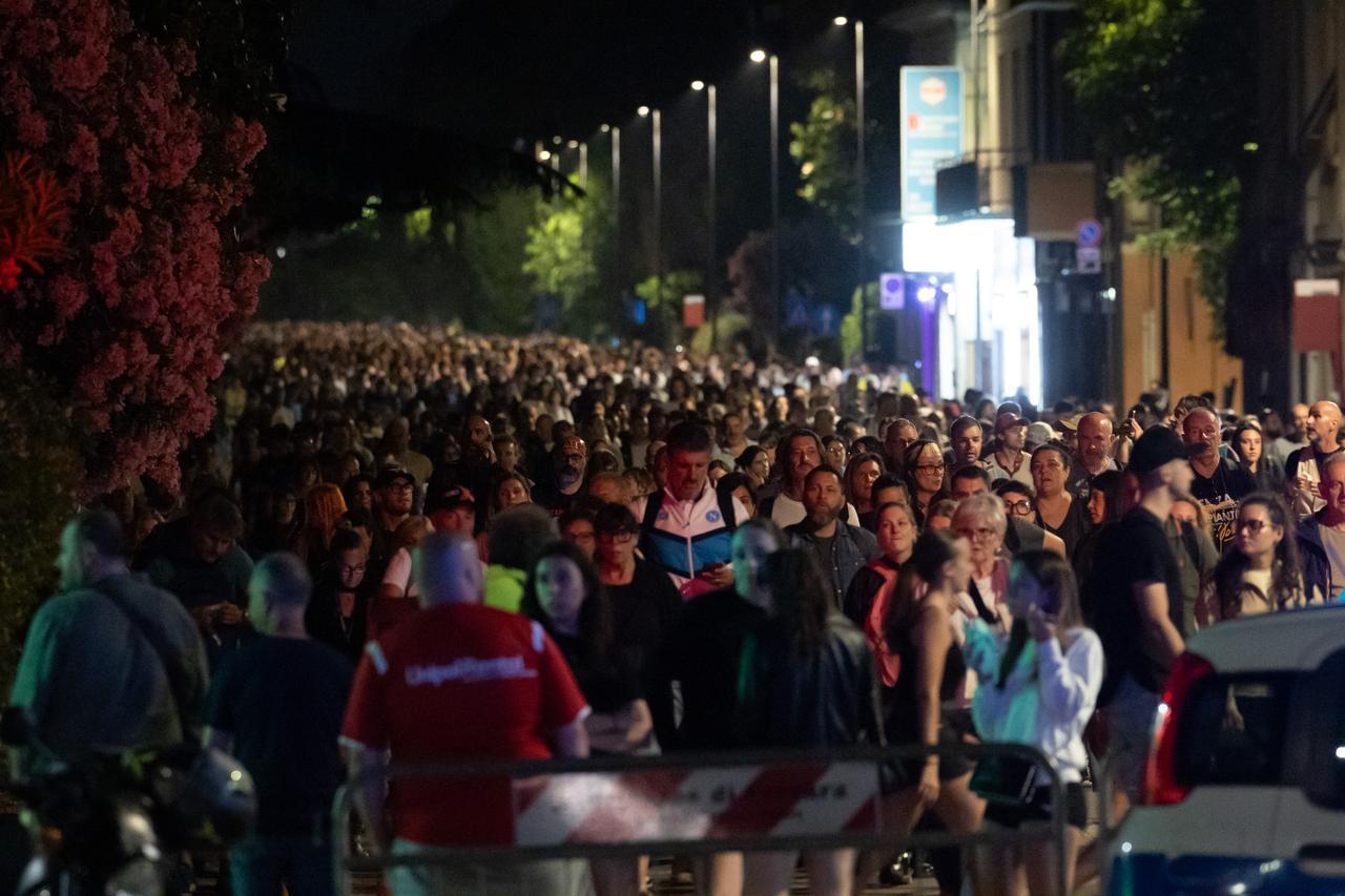 Vasco a Ferrara, deflusso senza intoppi dopo la prima notte del Blasco