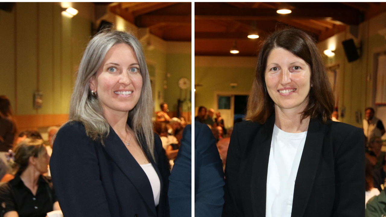 Federica Maineri, centrosinistra e Sara Grilli, centrodestra