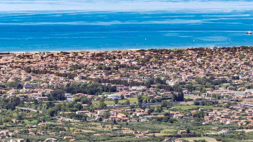 Una veduta di Marina di Pietrasanta