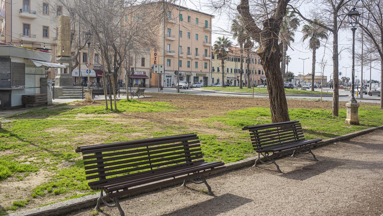 Uno scorcio di piazza Mazzini