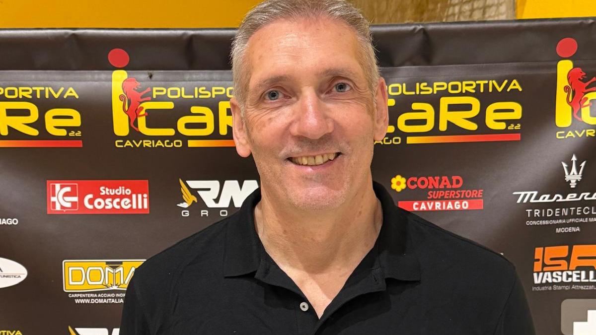 La leggenda del volley Luca Cantagalli riparte da Cavriago: è il nuovo allenatore dell’ICaRe