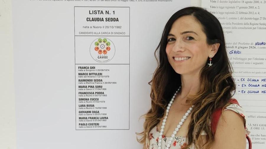 La neo sindaca Claudia Sedda