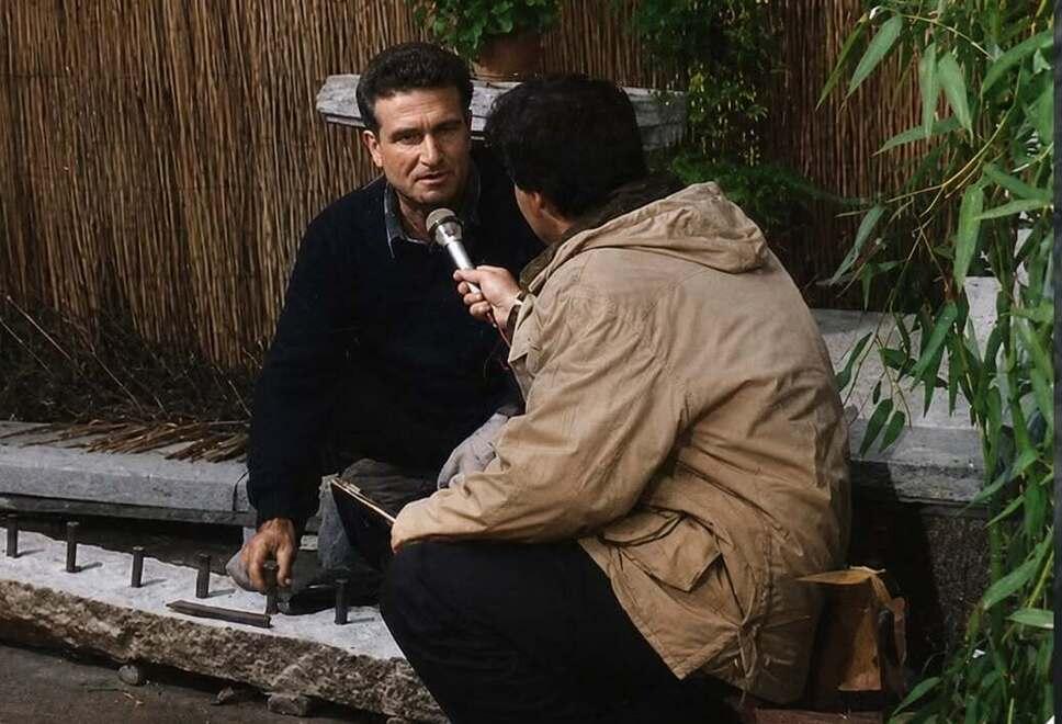 
	Salvatore Masia intervistato da un giornalista alcuni anni fa

