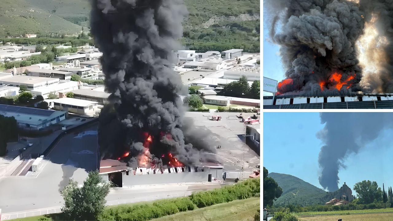 Pisa, maxi incendio alla Delca di Lugnano: cosa sta bruciando ancora e gli avvisi di 7 Comuni – Scuole e aziende evacuate. Vertice in Prefettura