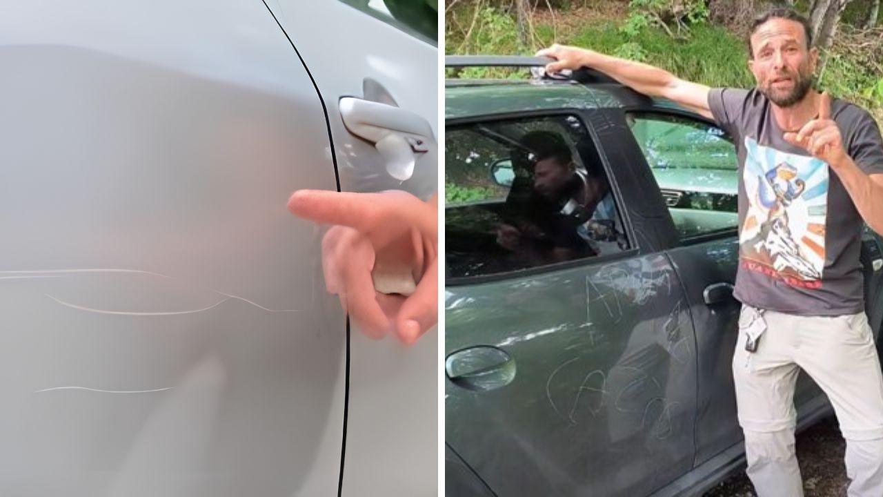 Due auto danneggiate durante l'escursione organizzata da Apuane Libere