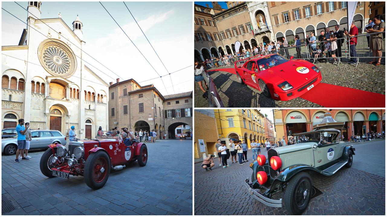 La Mille Miglia torna a Modena: la città accoglie 500 auto storiche