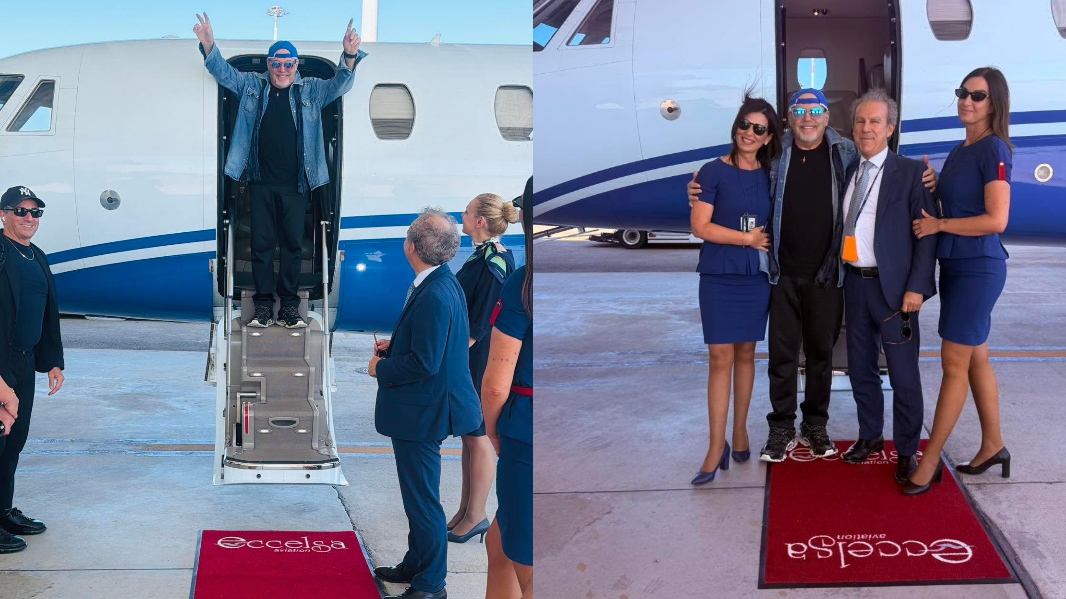 Vasco Rossi sbarca in Sardegna: jet privato a Olbia e città pronta per due notti da tutto esaurito