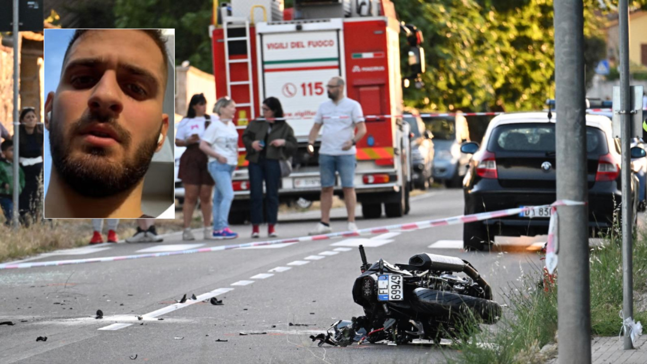 Il luogo dell'incidente e Luigi Canna, aveva 24 anni