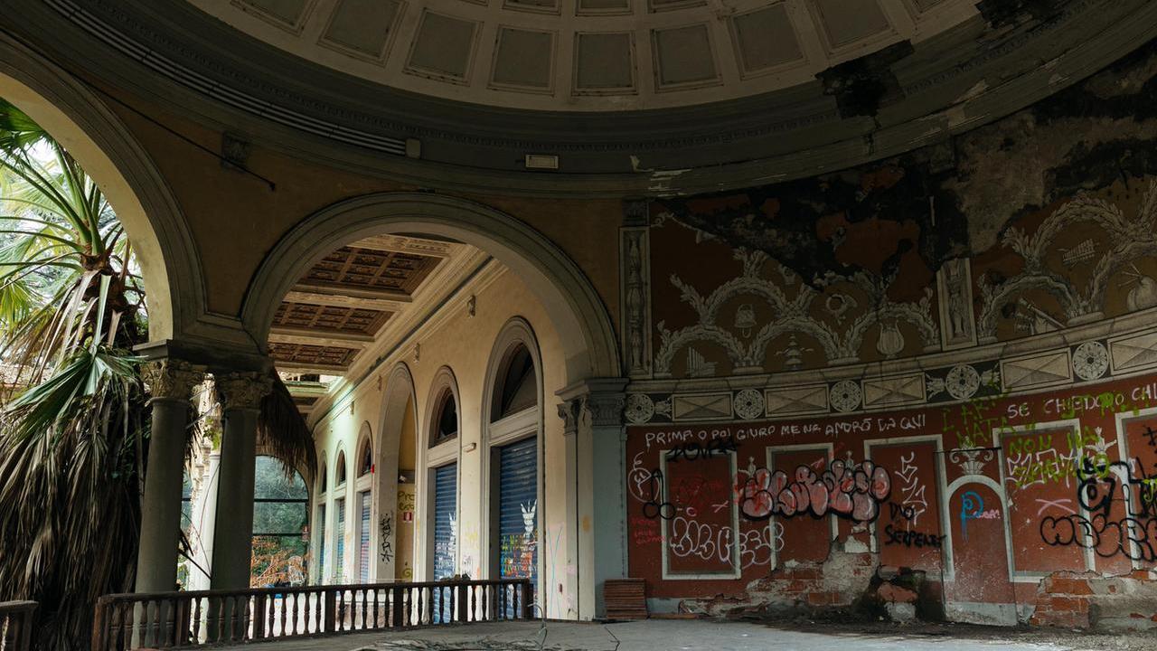 Uno scorcio della Torretta in malora (foto Nucci)