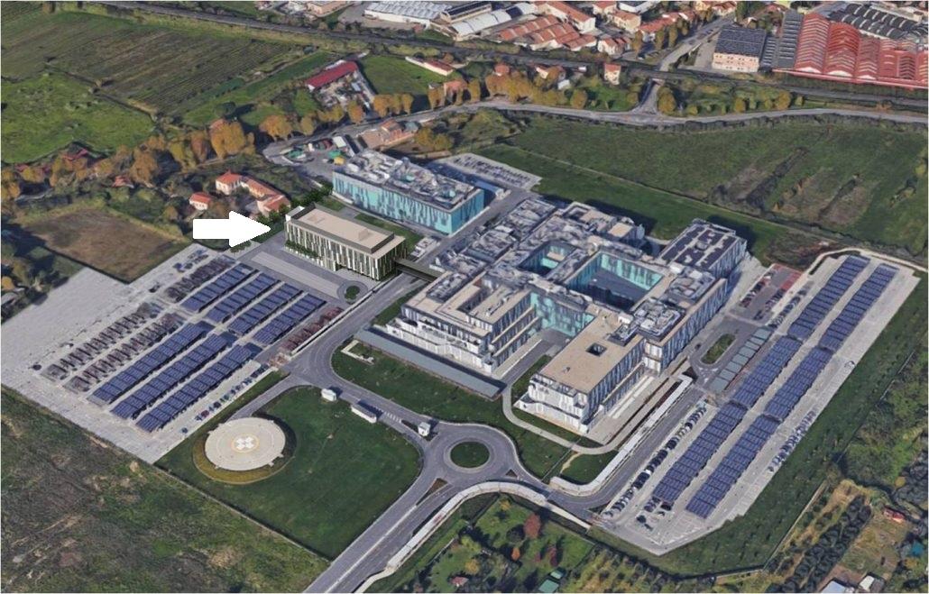 
	Il rendering del progetto della nuova palazzina

