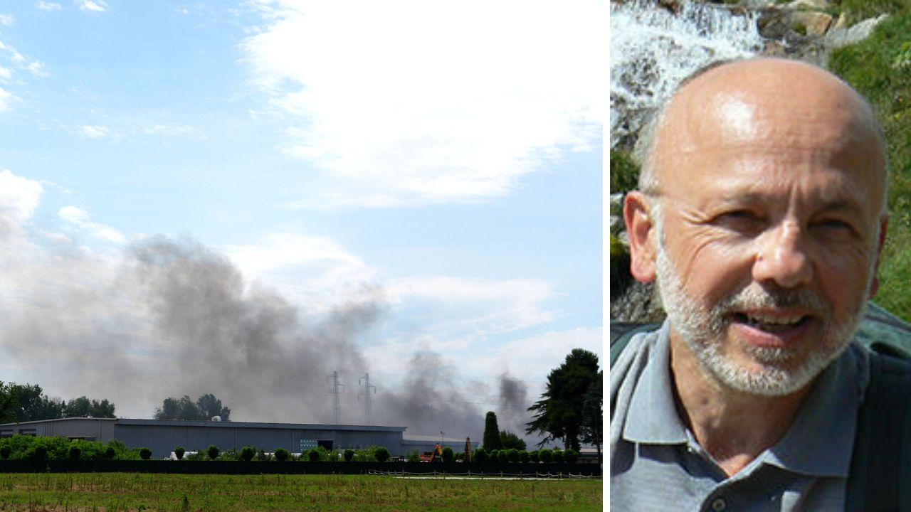 Incendio a Vicopisano, il chimico: «Sbagliato usare l’acqua per spegnerlo, attenzione a diossine e benzene»