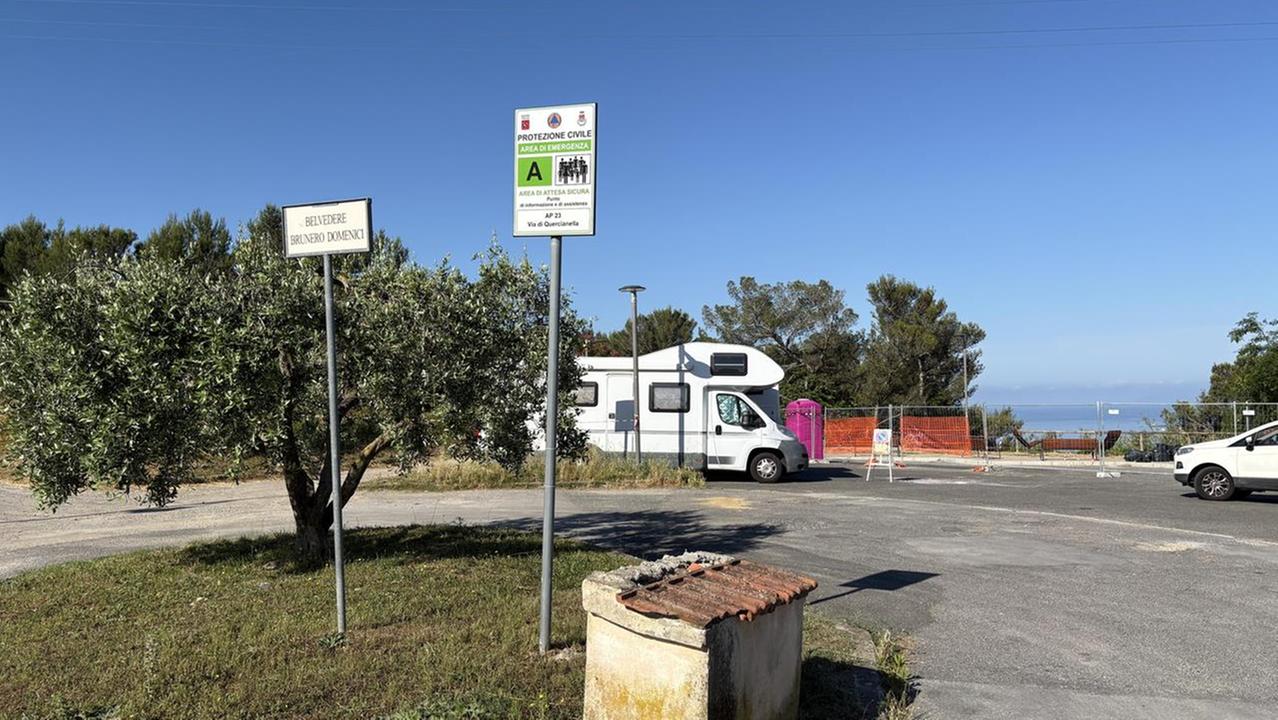 Una veduta del parcheggio dove è stato ucciso il 30enne