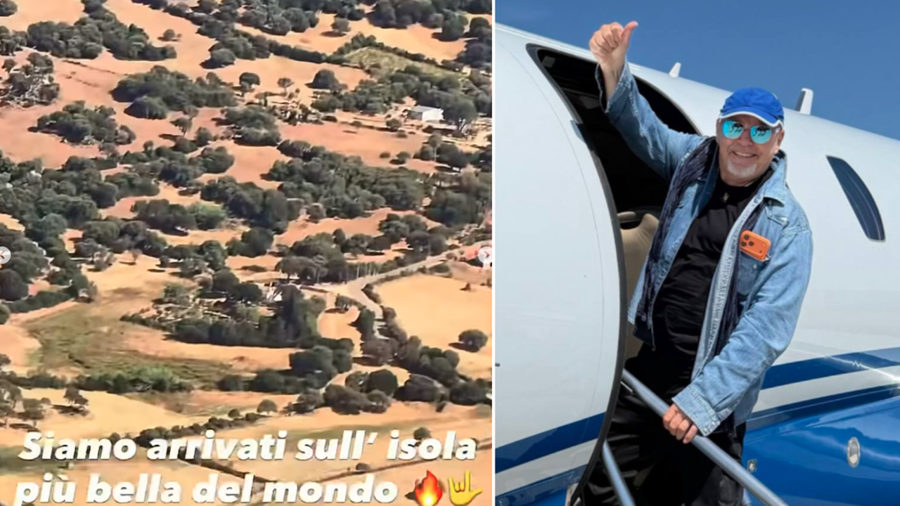 Vasco Rossi in Sardegna: «Finalmente! Sono arrivato sull’isola più bella del mondo»