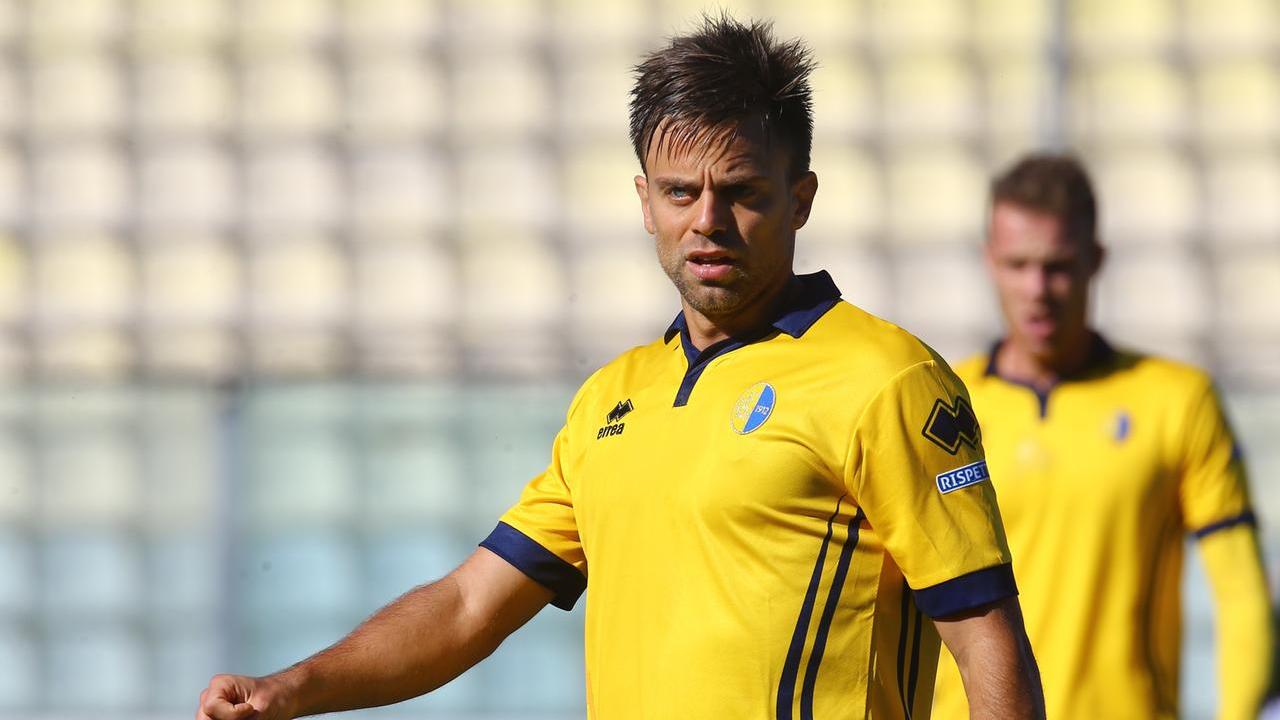 Daniele Galloppa con la maglia del Modena nella stagione 2015-16