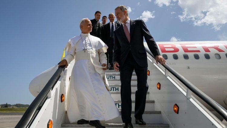 
	Papa Leone XIV e Re Felipe VI (foto&nbsp;@Vatican Media)


