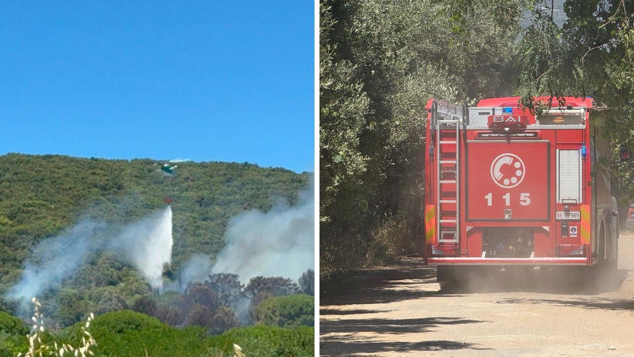 
	L'intervento dei vigili del fuoco

