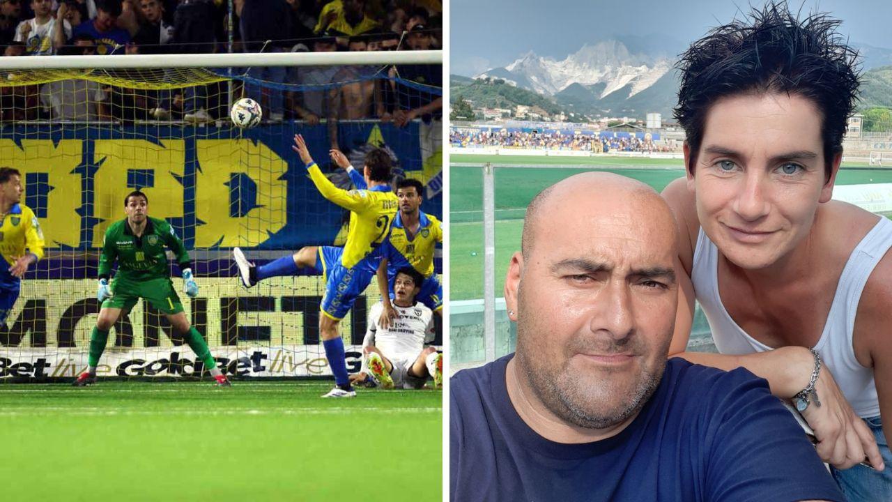 Sara e Gianluca sposi con la maglia della Carrarese: «E’ una grande passione» – E c’è un dress code “speciale” anche per gli invitati