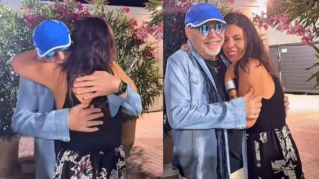 Geppi Cucciari abbraccia Vasco: «A 74 anni canti così, io a 52 ho mal di schiena»