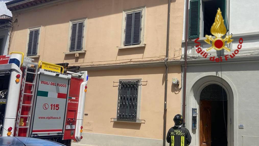 L'intervento dei vigili del fuoco