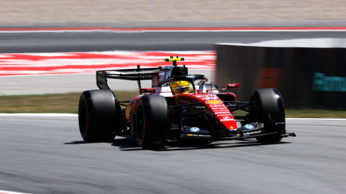Hamilton trionfa a Barcellona: la sua prima vittoria in Ferrari