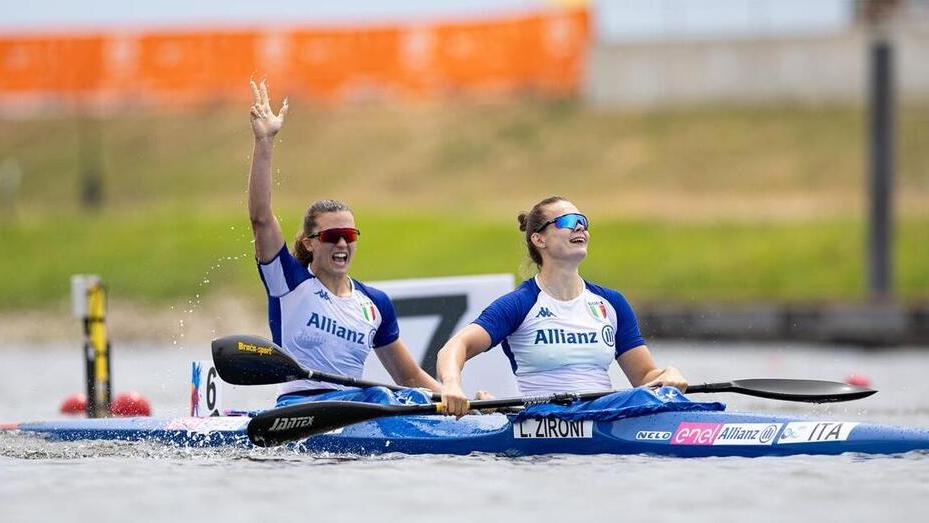 Inarrestabile Zironi: bronzo agli Europei nel K2 con Rossetti