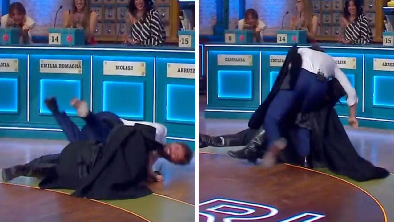 La caduta di Stefano De Martino 