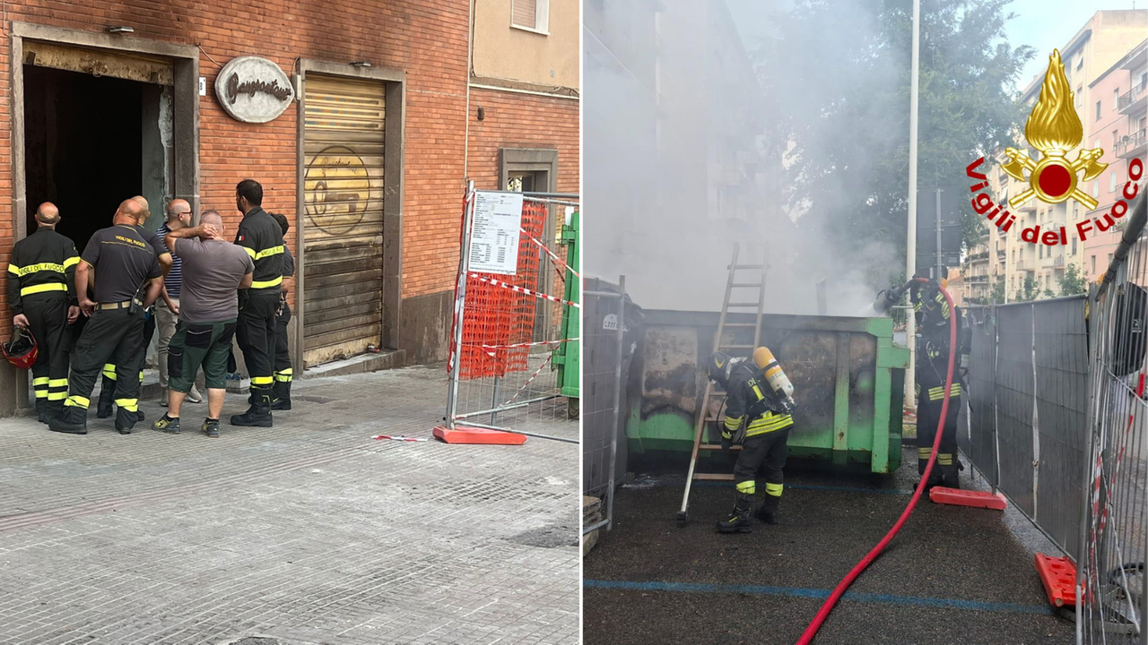 Paura a Sassari, incendio nel cuore della città: rogo nel cantiere del Passepartout, già distrutto mesi fa – VIDEO