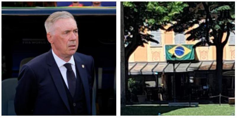 Mondiali di calcio, Reggiolo tifa Carlo Ancelotti: la bandiera del Brasile sventola al Toscanini