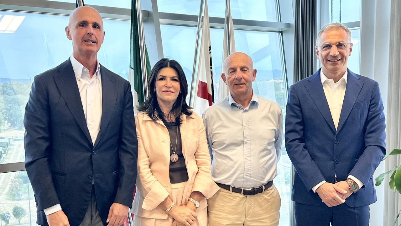 Da sinistra Irione, Fenu, Baffigo e Passaro