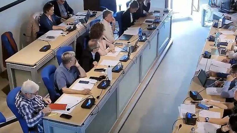 Un momento della seduta