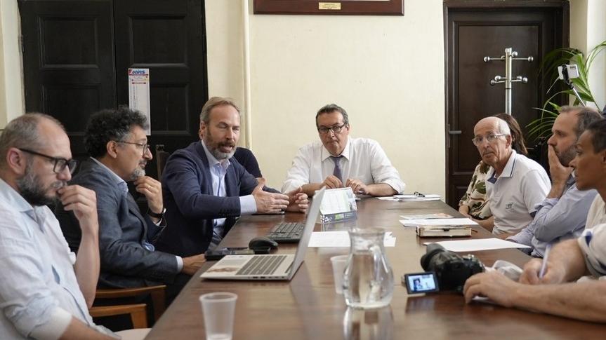 La conferenza stampa in Comune