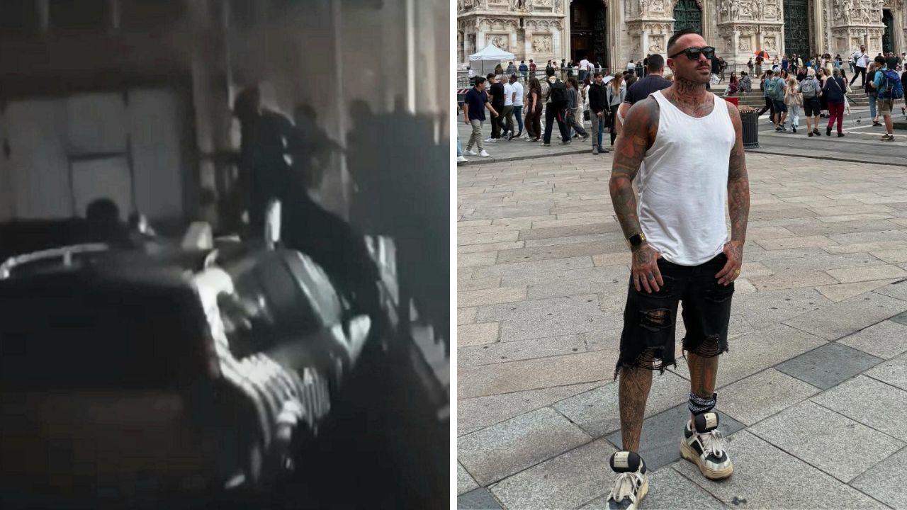 L'auto con i ragazzi e Federico Gonzaga