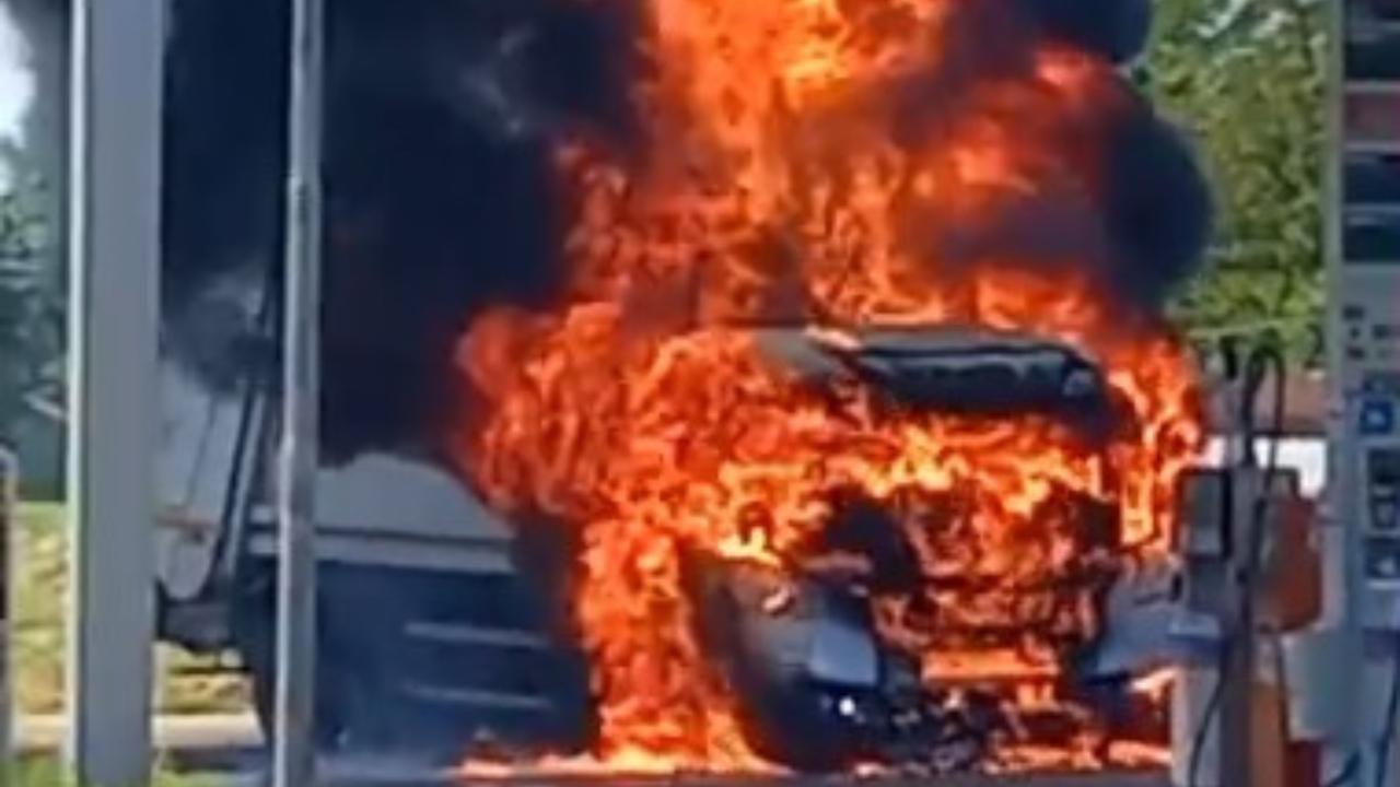 Il camion a fuoco 