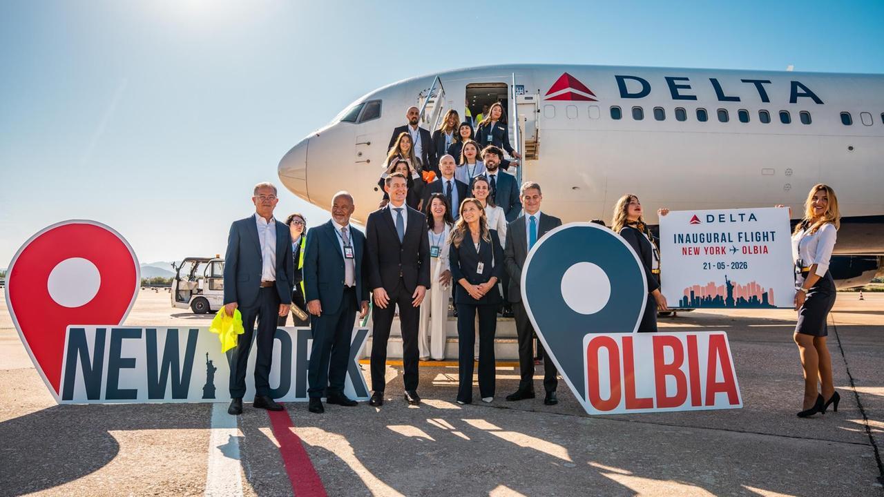 L'inaugurazione a maggio del volo New York-Olbia
