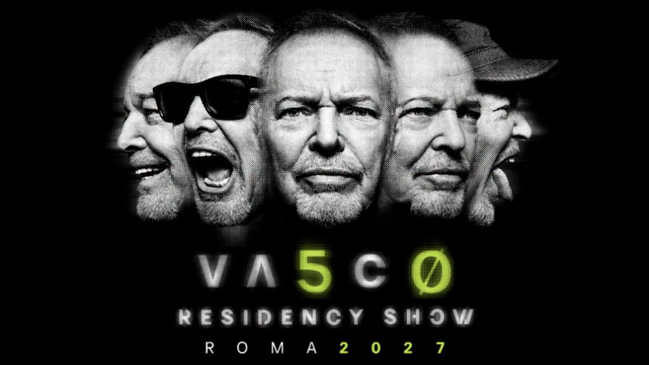 Svelato il “Giubileo di Vasco” a Roma: 1 mese di festa, 10 concerti all’Olimpico a giugno