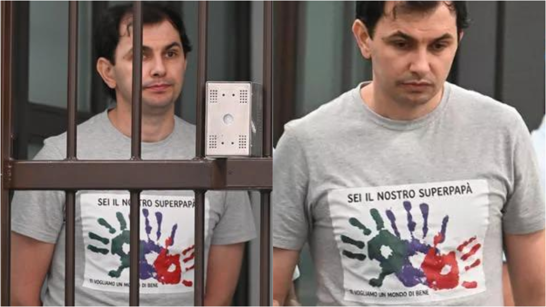Ergastolo al killer delle escort, choc in aula: davanti al giudice con la t-shirt “Sei il nostro super papà”