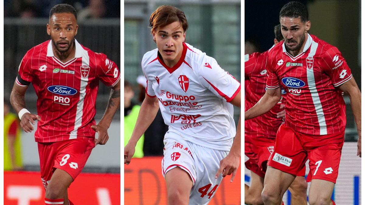 Da sinistra Hernani (Monza), Harder (Padova) e Azzi (Monza)