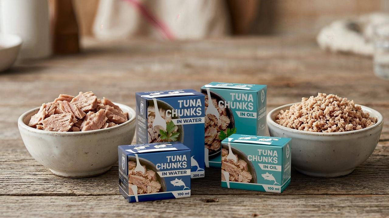 Il tonno nella confezione di cartone di Tetra Pak