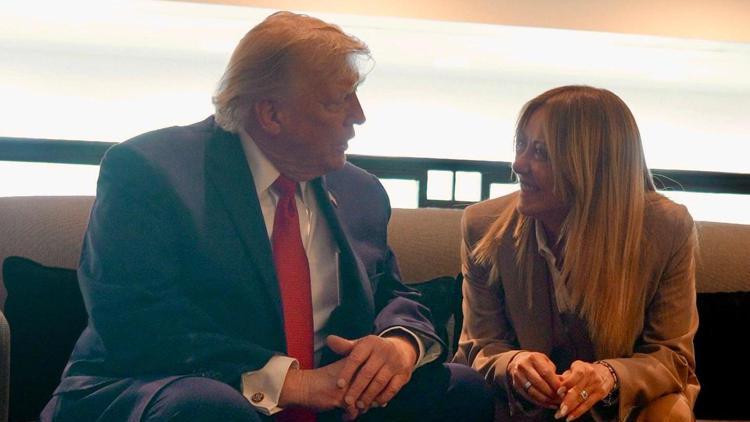 Trump e Meloni (foto Palazzo Chigi)