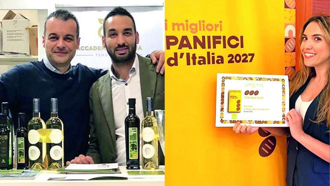 Gambero rosso premia i migliori oleifici, panifici e gelaterie in Sardegna: tutti i nomi