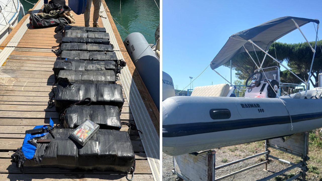 Cecina, maxi sequestro di cocaina: fuggiti due uomini con tuta da sub – Video