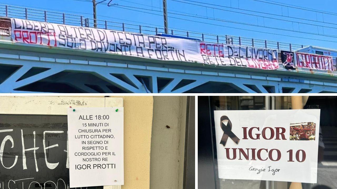Morte di Igor Protti, oggi l’ultimo giro nel suo stadio: a Livorno è lutto cittadino