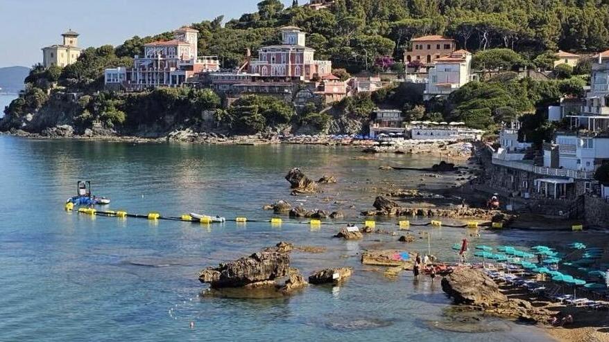 La baia con il macchinario per il ripascimento