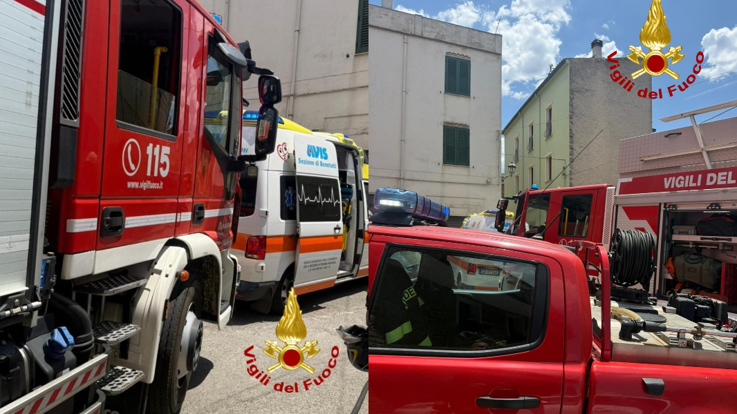 Paura in pieno centro, in fiamme la camera da letto: famiglia riesce a mettersi in salvo