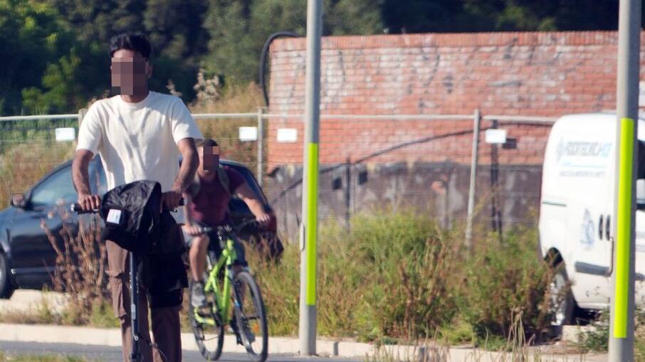 Un monopattino elettrico non in regola a Livorno (foto Stick)